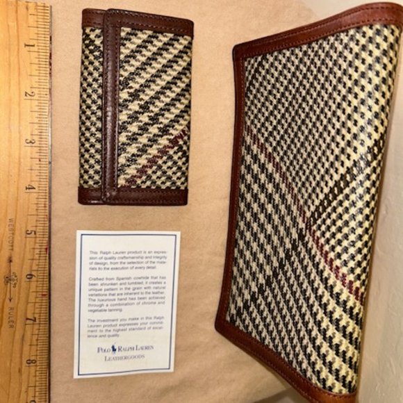 Brand new Polo Ralph Lauren Long Wallet and Key Holder Set in Box and Tags - Picture 4 of 14